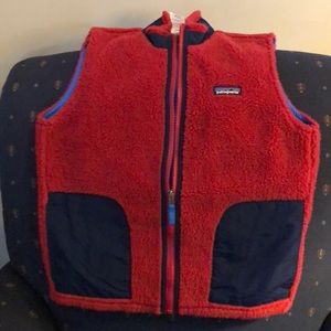 Youth Patagonia fleece vest